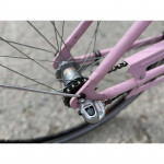 Mestský bicykel 26" Beach Cruiser American style MIAMI ružovo-čierny hliník 17"